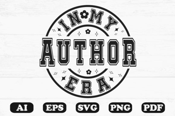 In My Author Era SVG T-shirt Design