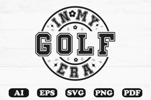 In My Golf Era SVG Graphics for Crafts