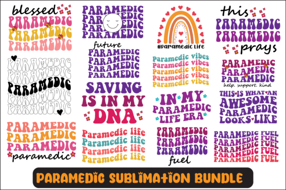 Paramedic SVG Bundle: Graphics for Crafts & Commercial Use