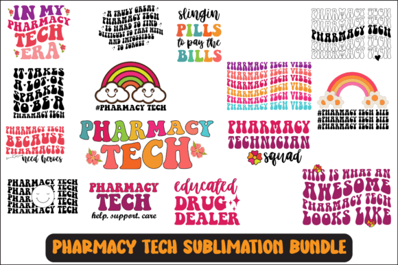 Pharmacy Tech SVG Bundle: Graphics for Crafts & Branding